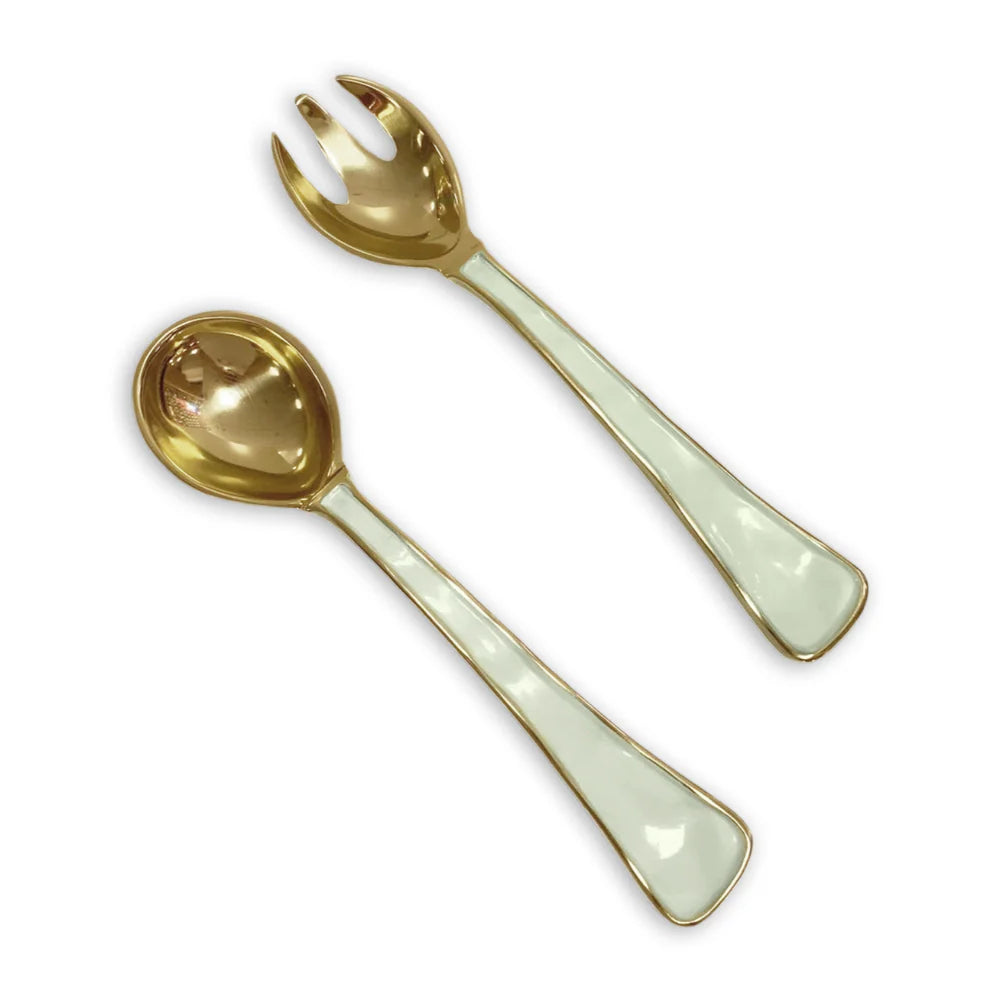 Beatriz Ball Encanto Soho Salad Servers | Pistachio