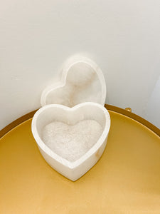 Heart Alabaster Box |  Large