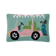Load image into Gallery viewer, Pink Golf Cart Hook Pillow