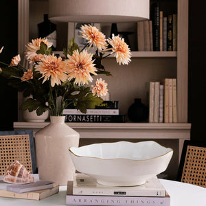Beatriz Ball Encanto Dakota Medium Bowl | Cream and White