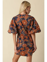 Load image into Gallery viewer, Kayda Dress | Dark Navy Rust
