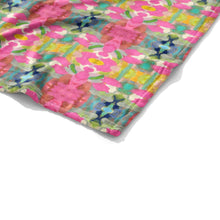 Load image into Gallery viewer, Laura Park Pink Paradise Fleece Blanket