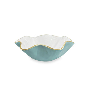 Beatriz Ball Encanto Carola Small Round Bowl | Turquoise and White