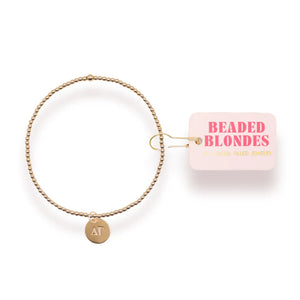 Beaded Blondes Sorority Charm Bracelet