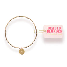 Load image into Gallery viewer, Beaded Blondes Sorority Charm Bracelet