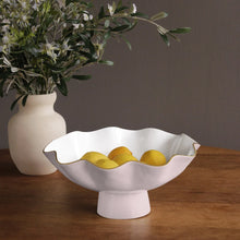 Load image into Gallery viewer, Beatriz Ball Encanto Carola Large Pedestal | Camellia and White