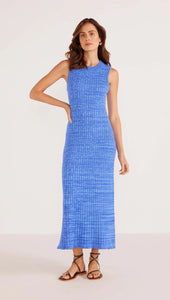 Mink Pink Harper Rib Knit Midi Dress | Sapphire