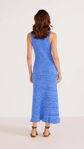 Mink Pink Harper Rib Knit Midi Dress | Sapphire