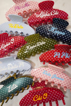 Load image into Gallery viewer, Greek Sorority Hair Clips: Delta Delta Delta