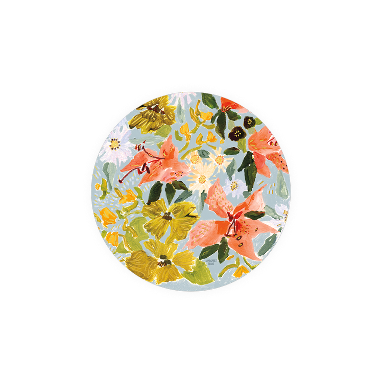 Bouquet In Blue Coaster
