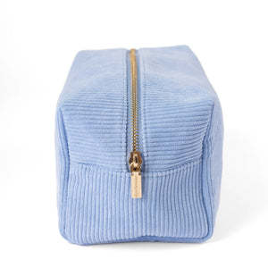 Cornflower Corduroy Cosmetic Bag