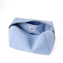 Load image into Gallery viewer, Cornflower Corduroy Cosmetic Bag