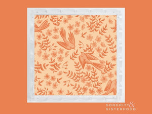 Clemson Acrylic Scalloped Tray
