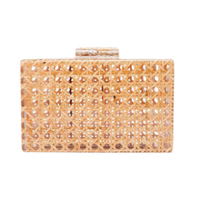 Load image into Gallery viewer, Clear Clutch | Tan Cane