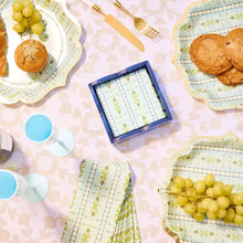 Load image into Gallery viewer, Laura Park Rosemary Stripe French Blue Cocktail Napkins