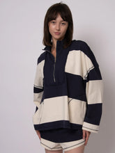 Load image into Gallery viewer, Camille Half Zip Top | Navy