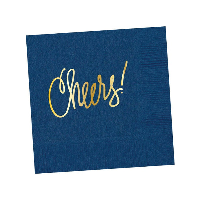 Cheers! Napkins | Navy Blue