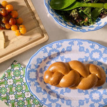 Load image into Gallery viewer, Laura Park Highlands Blue Melamine Platter