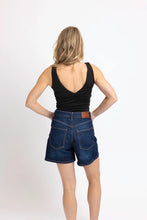 Load image into Gallery viewer, Karlie Solid Black Vneck Bodysuit
