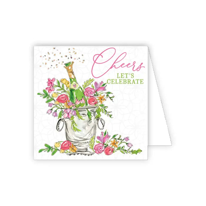 Champagne Bucket Enclosure Card