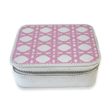 Load image into Gallery viewer, Pink Cane Travel Pill Organizer