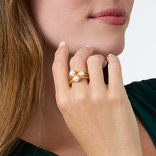 Load image into Gallery viewer, Julie Vos Gold Calypso Trio Ring