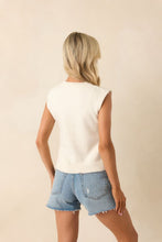 Load image into Gallery viewer, Prosperina Lila Sweater Tank | Ivory