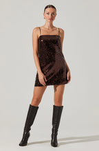 Load image into Gallery viewer, ASTR Porscha Sequin Mini Dress