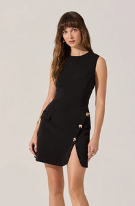 ASTR Nixie Tailored Split Skirt Dress