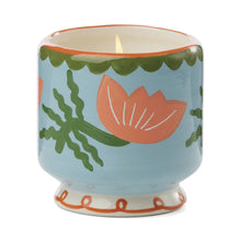 Load image into Gallery viewer, A Dopo 8oz Handpainted Flower Ceramic Candle - Cactus Flower