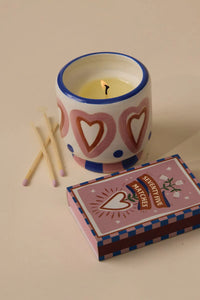 A Dopo Boxed Matches - Hearts Set of 75 Matches