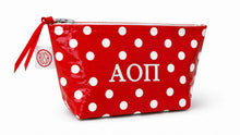 Load image into Gallery viewer, Coated Canvas Sorority Cosmetic Bag