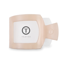 Load image into Gallery viewer, Teleties Almond Beige Large Flat Square Clip
