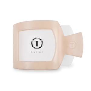 Teleties Almond Beige Large Flat Square Clip