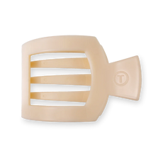 Load image into Gallery viewer, Teleties Almond Beige Large Flat Square Clip