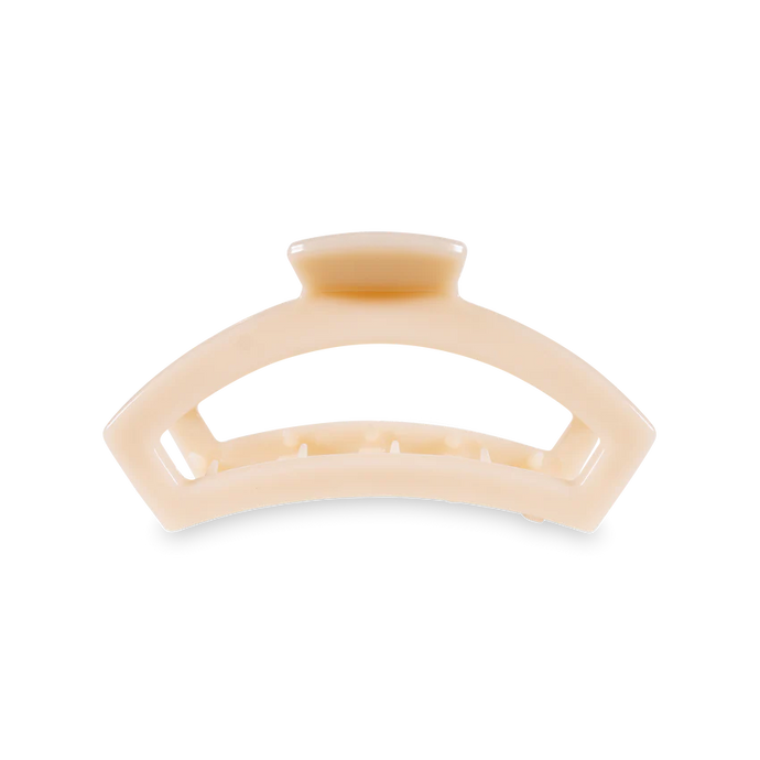 Teleties Open Almond Beige Medium Hair Clip