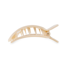 Load image into Gallery viewer, Teleties Almond Beige Medium Flat Square Clip