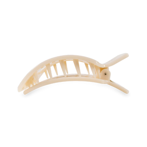 Teleties Almond Beige Medium Flat Square Clip