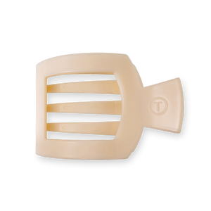 Teleties Almond Beige Medium Flat Square Clip
