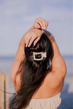 Load image into Gallery viewer, Teleties Almond Beige Medium Flat Square Clip