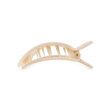 Load image into Gallery viewer, Teleties Almond Beige Small Flat Square Clip