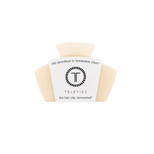 Load image into Gallery viewer, Teleties Classic Almond Beige Petite Claw Clip