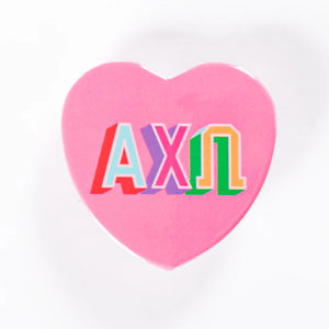 Sorority Block Letter Buttons