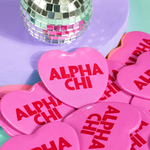 Load image into Gallery viewer, Sorority Pop Heart Button