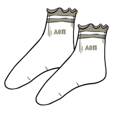 Load image into Gallery viewer, Sorority Lettuce Edge Socks