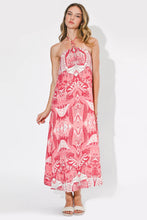 Load image into Gallery viewer, Adelyn Rae Anya O ring Halter Maxi Dress | Pink Multi