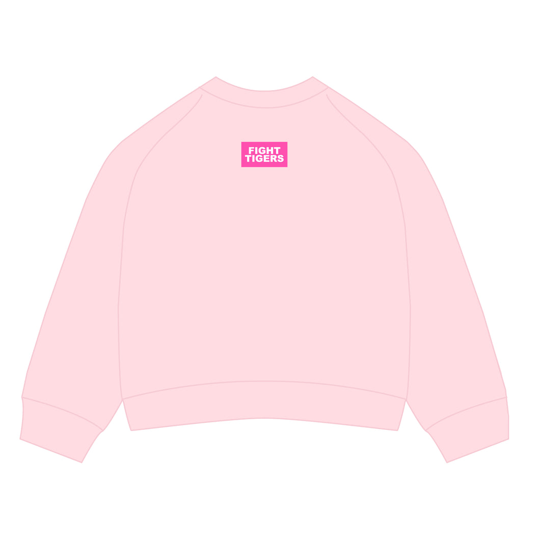 Ava Airy Clemson Crew Neck | Pink