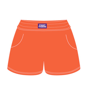 PRE-ORDER Ava Airy Clemson Crew & Shorts Set | Orange