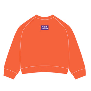 PRE-ORDER Ava Airy Clemson Crew & Shorts Set | Orange