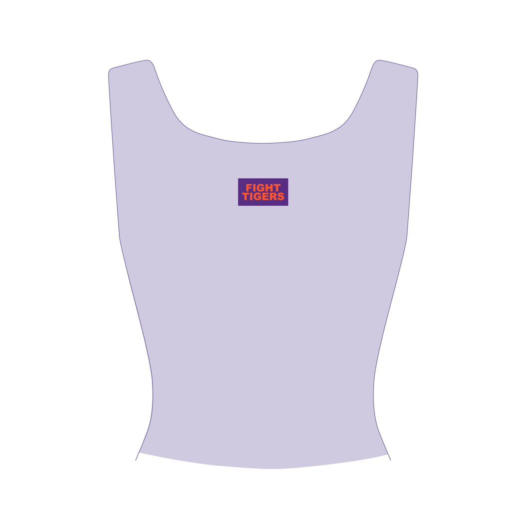 Liz Ribbed Clemson Tank